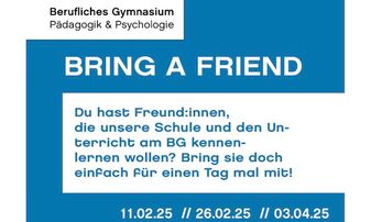 Teaserbild für Bring-a-friend